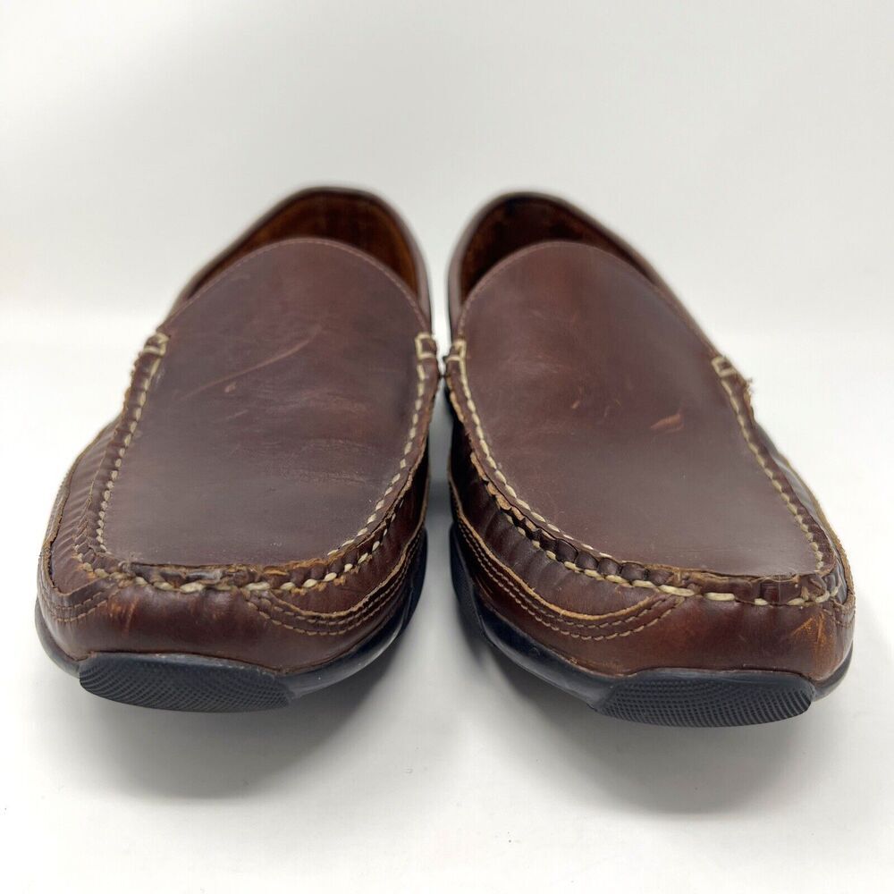 Allen Edmonds Boulder Venetian Driving Moccasin Brown Moc Loafers Men’s Size 11 - Picture 5 of 11